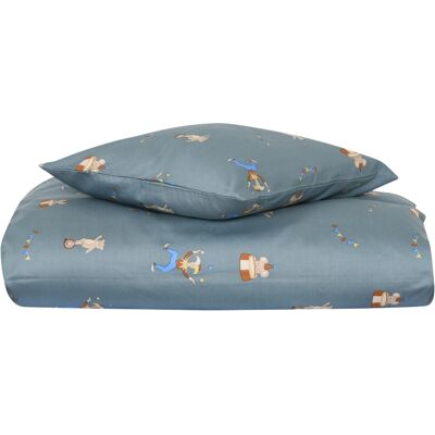 Nuuroo Junior sengetøy 100x140 cm - 100% økologisk bomullssatin - Sirkusmotiv Nuuroo Junior sengetøy 100x140 cm - 100% økologisk bomullssatin - Sirkusmotiv
