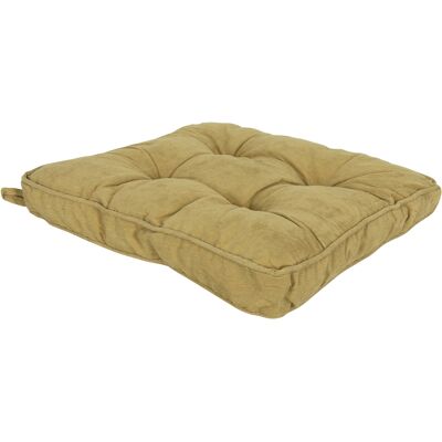 Borg Living Stolpute - 38x38x8 cm - Myk hagepute laget av fløyel - Olivenfarget Borg Living Stolpute - 38x38x8 cm - Myk hagepute laget av fløyel - Olivenfarget