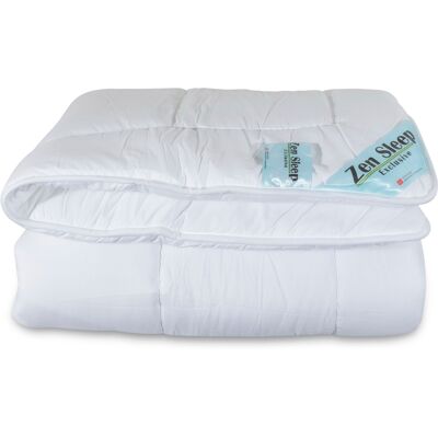 Zen Sleep Dobbeltdyne 200x220 cm - Allergivennlig 2-lags termodyne - Fuktabsorberende med mikrofiber Zen Sleep Dobbeltdyne 200x220 cm - Allergivennlig 2-lags termodyne - Fuktabsorberende med mikrofiber