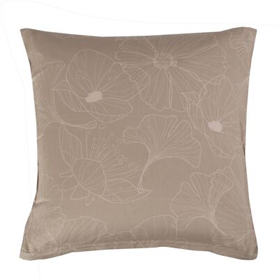 By Night Big Flower Sand - 60x63 cm - Vendesbar bomullssateng putevar By Night Big Flower Sand - 60x63 cm - Vendesbar bomullssateng putevar