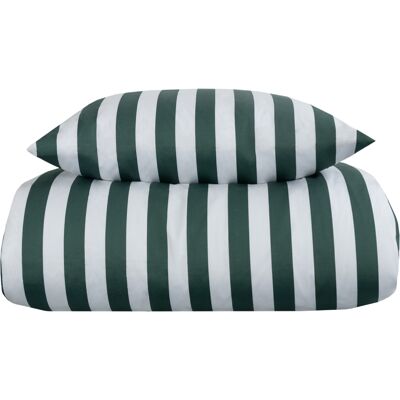 By Night Grønn og hvit Nordic Stripe Sengetøy - Duvet- og putevar By Night Grønn og hvit Nordic Stripe Sengetøy - Duvet- og putevar