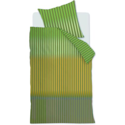 Beddinghouse Stripet sengetøy 140x220 cm - Grønt sengesett i 100% ranforce bomull - Jonah sengetøy Beddinghouse Stripet sengetøy 140x220 cm - Grønt sengesett i 100% ranforce bomull - Jonah sengetøy