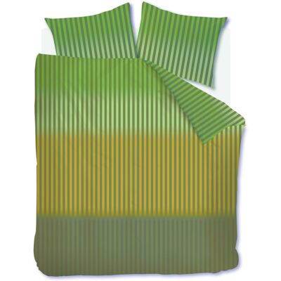 Beddinghouse Stripet dobbelt sengetøy 200x220 cm - Grønt sengesett i 100% ranforce bomull - Jonah sengetøy Beddinghouse Stripet dobbelt sengetøy 200x220 cm - Grønt sengesett i 100% ranforce bomull - Jonah sengetøy