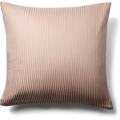 By Borg Putetrekk 60x63 cm - Egyptisk bomull - Rosa jacquardvevde striper By Borg Putetrekk 60x63 cm - Egyptisk bomull - Rosa jacquardvevde striper