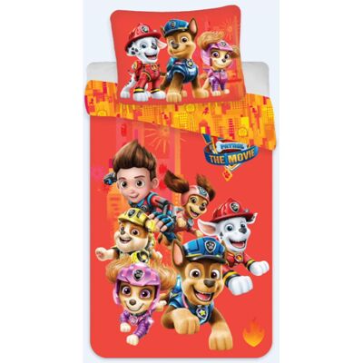 Licens Paw Patrol sengetøy - 150x210 cm - Team Paw Patrol - Dynetrekk med 2 i 1 design - 100% bomull sengesett Licens Paw Patrol sengetøy - 150x210 cm - Team Paw Patrol - Dynetrekk med 2 i 1 design - 100% bomull sengesett