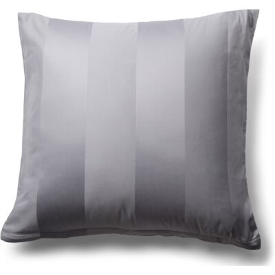 By Borg Putetrekk - 60x63 cm - 100% bomullssatin - Grå brede striper By Borg Putetrekk - 60x63 cm - 100% bomullssatin - Grå brede striper