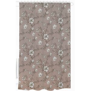 HOME-TEX Dusjforheng - 180x180 cm - Rosa med blomster - Klar til oppheng HOME-TEX Dusjforheng - 180x180 cm - Rosa med blomster - Klar til oppheng