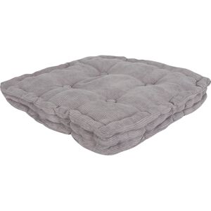 Borg Living Futonpute - 40x40x7 cm - Myk futonpute laget av fløyelsstoff - Grå Borg Living Futonpute - 40x40x7 cm - Myk futonpute laget av fløyelsstoff - Grå