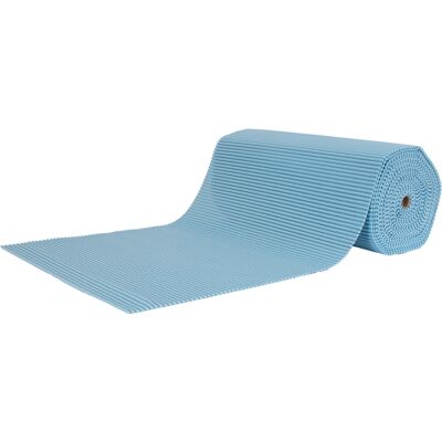 Borg Living Sklisikker badematte - På metermål - Ensfarget lyseblå - 65 cm bred - Multifunksjonsmatte til våtrom Borg Living Sklisikker badematte - På metermål - Ensfarget lyseblå - 65 cm bred - Multifunksjonsmatte til våtrom
