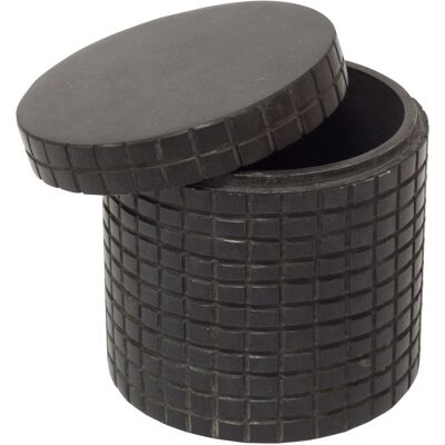 Turiform Oppbevaringskrukke - Sort stein - - Solid - 11x10 cm Turiform Oppbevaringskrukke - Sort stein - - Solid - 11x10 cm