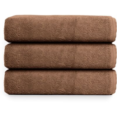 Nordstrand Home Bambus håndkle - Bambus/bomull - Gjesthåndkle 40x60 cm - Brun Nordstrand Home Bambus håndkle - Bambus/bomull - Gjesthåndkle 40x60 cm - Brun