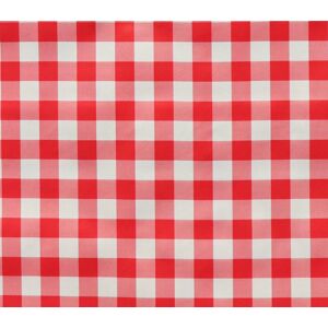 Borg Living Voksduk - Røde ruter - 140 cm bred - Målt i meter Borg Living Voksduk - Røde ruter - 140 cm bred - Målt i meter