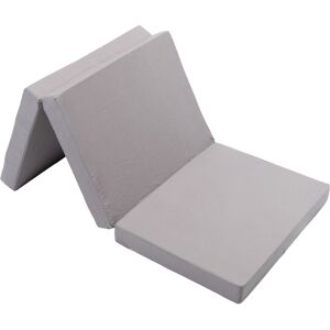 Nordstrand Home Sammenleggbar madrass - Enkel - Populær som gjestemadrass - 8 cm komfortskum - lysegrå skummadrass Nordstrand Home Sammenleggbar madrass - Enkel - Populær som gjestemadrass - 8 cm komfortskum - lysegrå skummadrass