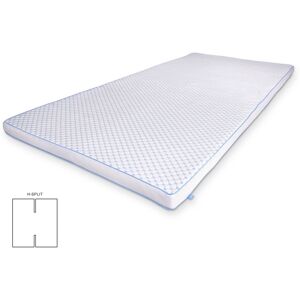 SLEEP TECH Kjølende H-splittet topmadras - 160x200 cm 5 cm høy - 5 soner - Memoryskum topmadras - by Borg SLEEP TECH Kjølende H-splittet topmadras - 160x200 cm 5 cm høy - 5 soner - Memoryskum topmadras - by Borg