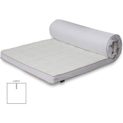 Borg Living U-splitt topmadrass - 160x200 cm 8 cm høy - NASA Memory-skum - - Ergonomisk topmadrass Borg Living U-splitt topmadrass - 160x200 cm 8 cm høy - NASA Memory-skum - - Ergonomisk topmadrass