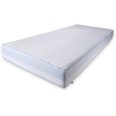 SLEEP TECH Kjølende madrass 80x200 - Høyde 18 cm - Luksus skummadrass med kjølende memoryskum - 7 soner - by Borg SLEEP TECH Kjølende madrass 80x200 - Høyde 18 cm - Luksus skummadrass med kjølende memoryskum - 7 soner - by Borg