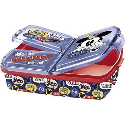 Disney - Mickey Mouse Lunchbox - 3 rom - Lunchbox Disney - Mickey Mouse Lunchbox - 3 rom - Lunchbox