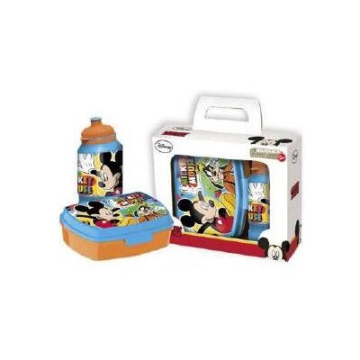 Licens Disney Mickey Mouse matbokssett - matboks og drikkeflaske til barn Licens Disney Mickey Mouse matbokssett - matboks og drikkeflaske til barn