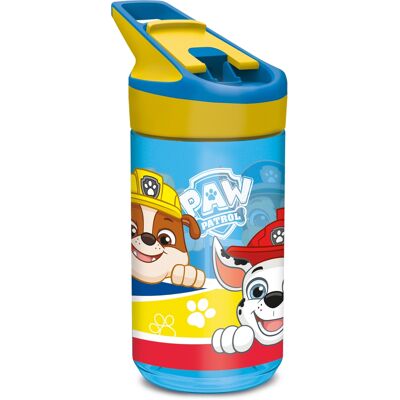 Licens Paw Patrol drikkeflaske - Vannflaske med flipfunksjon og sugerør - Blå Licens Paw Patrol drikkeflaske - Vannflaske med flipfunksjon og sugerør - Blå