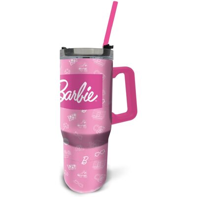 Stor - Barbie Rambler Kopper - 940ml - Rosa - Kopper Stor - Barbie Rambler Kopper - 940ml - Rosa - Kopper