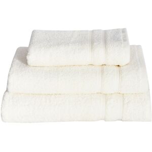 Borg Living Hvit Bomullshåndkle - 70x140cm - Absorberende & Mykt Borg Living Hvit Bomullshåndkle - 70x140cm - Absorberende & Mykt