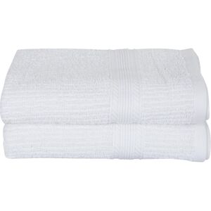 Borg Living Hvite Håndklesett - 2 stk 50x100cm Borg Living Hvite Håndklesett - 2 stk 50x100cm