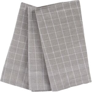 Borg Living Kjøkkenhåndklær - 3-pack - 50x100 cm - Grå - Klassiske Rutemønster Borg Living Kjøkkenhåndklær - 3-pack - 50x100 cm - Grå - Klassiske Rutemønster