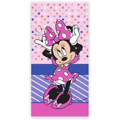 Licens Badehåndkle - Minnie Mouse håndkle - 70x140 cm - 100% myk bomull Licens Badehåndkle - Minnie Mouse håndkle - 70x140 cm - 100% myk bomull
