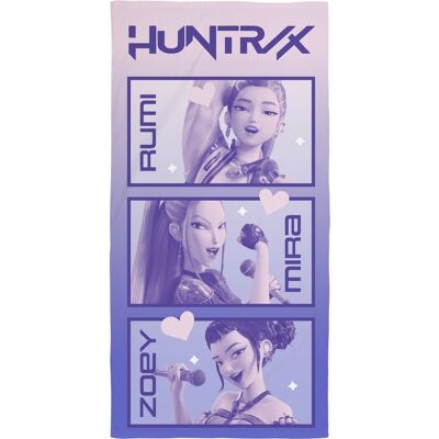 Licens Huntrix håndkle - 100% bomull - Barnehåndkle 70x140 cm - KPop Demon Hunters håndkle Licens Huntrix håndkle - 100% bomull - Barnehåndkle 70x140 cm - KPop Demon Hunters håndkle