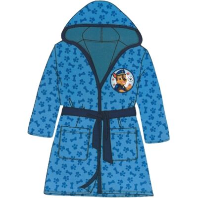Borg Living Barne badekåpe - Str. 5-6 år - Paw Patrol morgenkåpe til barn - Blå Borg Living Barne badekåpe - Str. 5-6 år - Paw Patrol morgenkåpe til barn - Blå