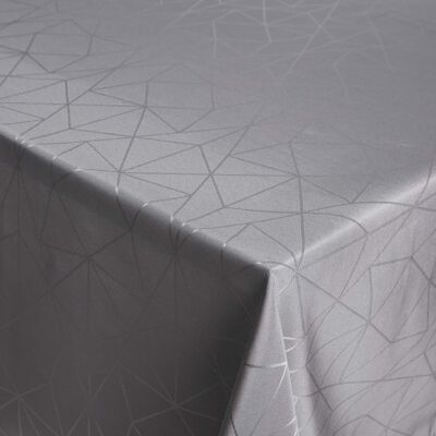 Nordstrand Home Bordduk - 140x220 cm - Jacquardduk med geometrisk mønster i grått - Eksklusiv festduk Nordstrand Home Bordduk - 140x220 cm - Jacquardduk med geometrisk mønster i grått - Eksklusiv festduk