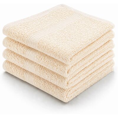 Borg Bomullsvaskekluter 4-pakning - Myke og absorberende 30x30 cm Borg Bomullsvaskekluter 4-pakning - Myke og absorberende 30x30 cm