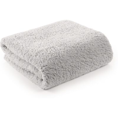 Nordstrand Home Teddy fleece-teppe - 130x180 cm - Grå Nordstrand Home Teddy fleece-teppe - 130x180 cm - Grå