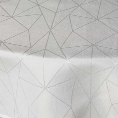 Nordstrand Home Hvit rund borddeksel - Jacquard, vannavvisende, 140cm Nordstrand Home Hvit rund borddeksel - Jacquard, vannavvisende, 140cm