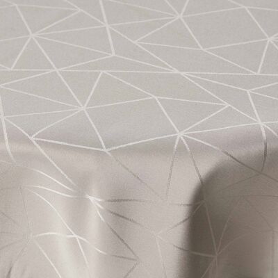 Nordstrand Home Rund duk - Ø230 cm - Sandfarget duk - Jacquardvevd duk - Eksklusiv festduk Nordstrand Home Rund duk - Ø230 cm - Sandfarget duk - Jacquardvevd duk - Eksklusiv festduk