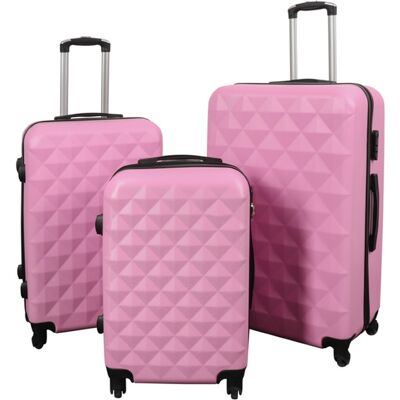 Borg Living Kofferter – sett med 3 stk. – Eksklusivt hardcase koffertsett-tilbud – Diamant rosa Borg Living Kofferter – sett med 3 stk. – Eksklusivt hardcase koffertsett-tilbud – Diamant rosa