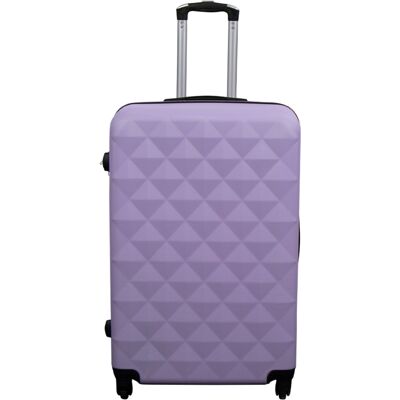 Borg Living Stor koffert - Diamant lilla - Hardcase koffert - Prisgunstig smart reisekoffert Borg Living Stor koffert - Diamant lilla - Hardcase koffert - Prisgunstig smart reisekoffert