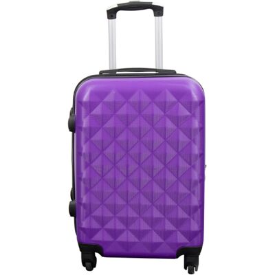 Borg Living Kabinkoffert - Hardcase lettvektskoffert - Str. liten - Diamantlilla Borg Living Kabinkoffert - Hardcase lettvektskoffert - Str. liten - Diamantlilla
