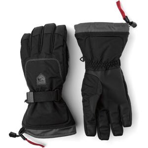 Hestra Gauntlet Sr. - 5 Finger Black/Black 7