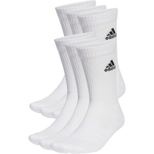 Adidas Cushioned Sportswear Crew Sock 6pk White/Black 43-45