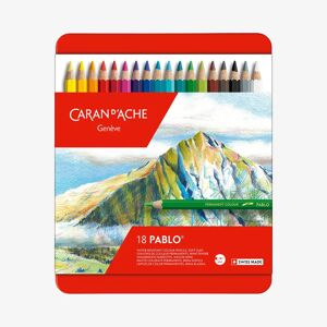 Caran D'Ache Pablo® Fargeblyanter, 18-Sett