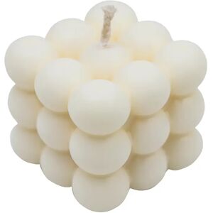 Ordinate Bubble Handmade Candle 3x3, Cream