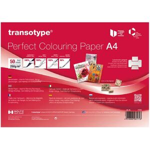 Transotype Perfect Colouring Paper 250g A4 (50 Ark)