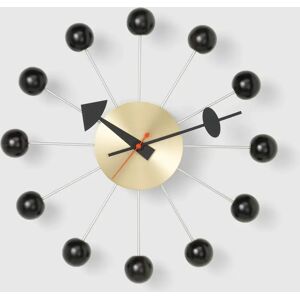 Vitra Ball Clock, Brass, Black