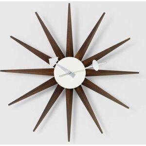 Vitra Sunburst Clock, Walnut