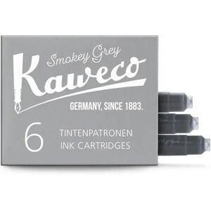 Kaweco Fountain Pen Blekkpatroner (6-Pakk), Smokey Grey