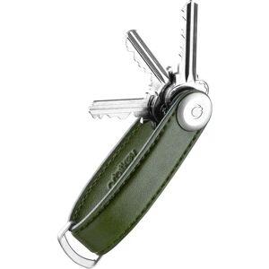 Orbitkey Cactus Leather Key Organiser, Cactus Green