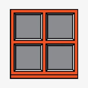 The Wrong Shop Window 1 – Richard Woods, 70x70cm