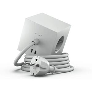 Avolt Square 1 Skjøteledning Usb-C 1.8m (30w), Gotland Grey