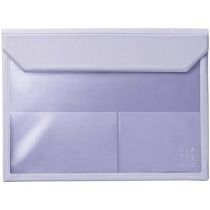 King Jim Flatty Document Case Color Series, A4, Lavender